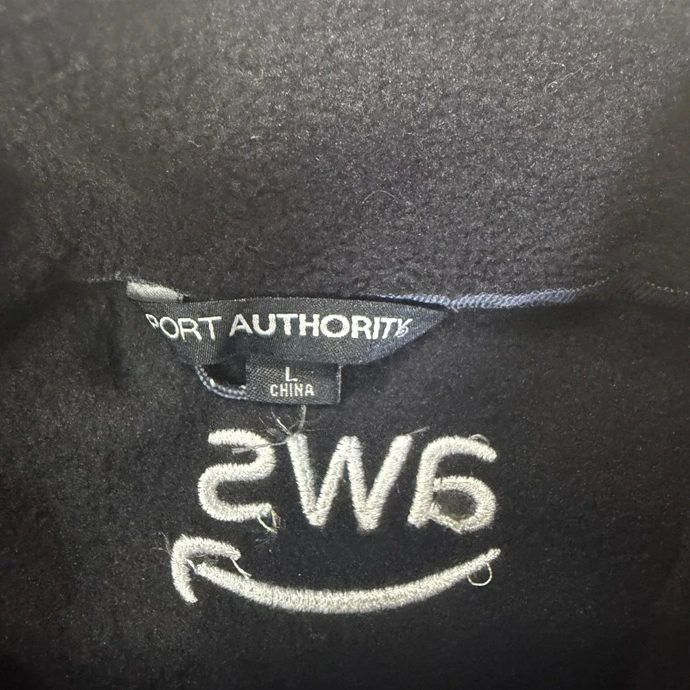 Amazon AWS Fleece Jacket Large Full Zip Black Ohio CMH Beech Columbus Data